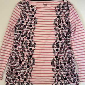 Boden Breton stripe shirt women’s 14